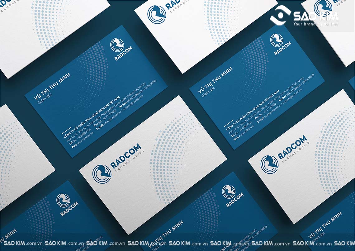 RADCOM - Thiết kế logo, bộ CIP Công ty RADCOM Việt Nam